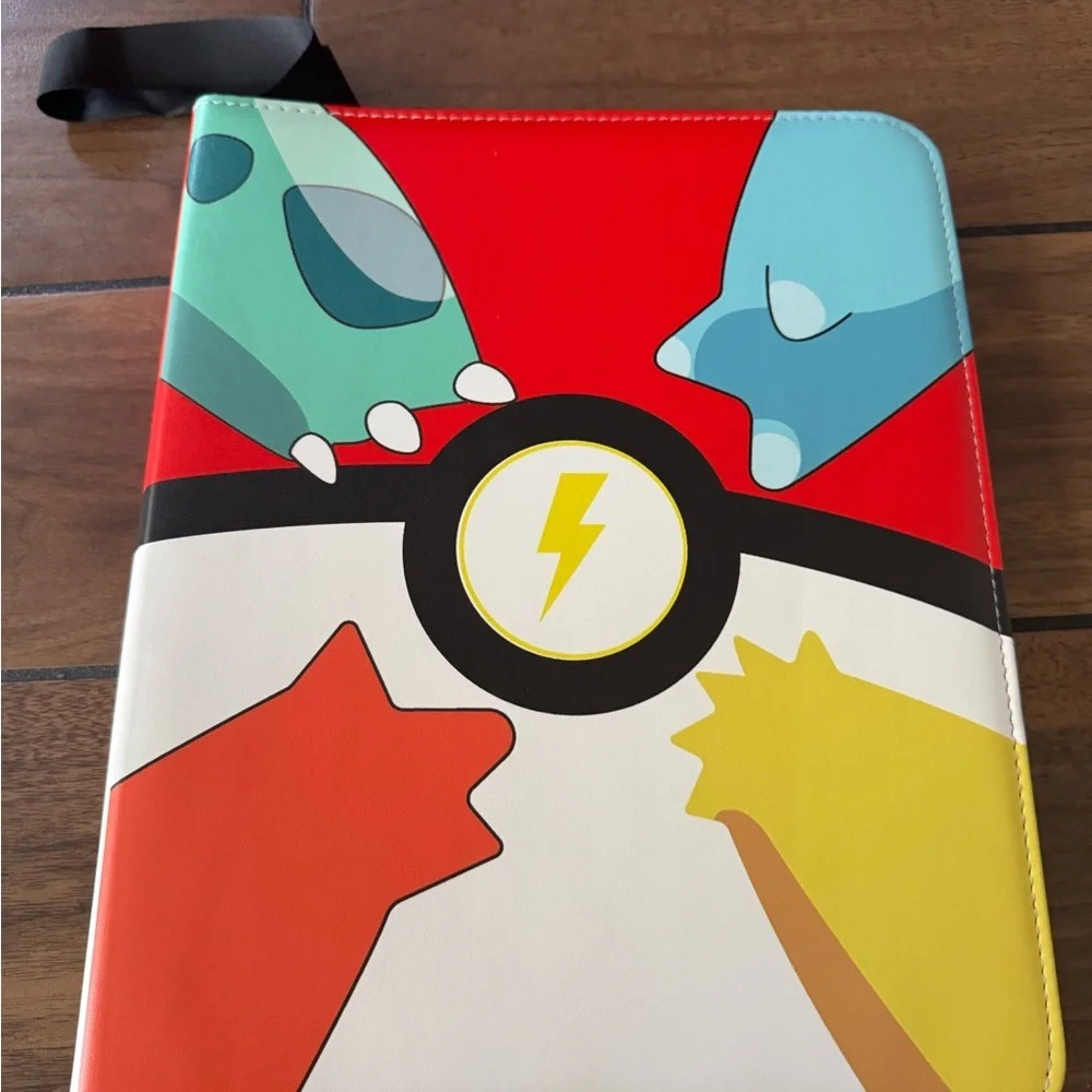 POKÉMON Card Binder Collectible Trading Card Albums with 50 Removable Sleeves